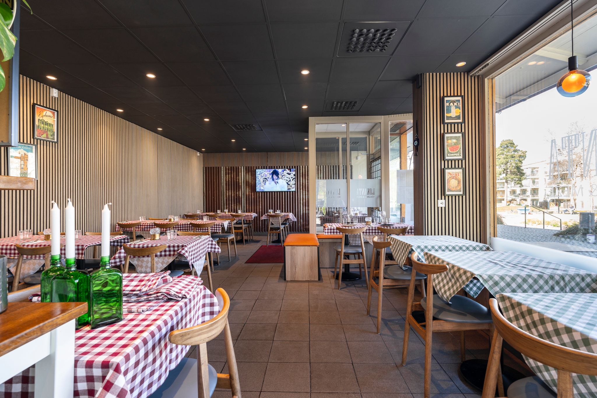 Restaurangens matsal
